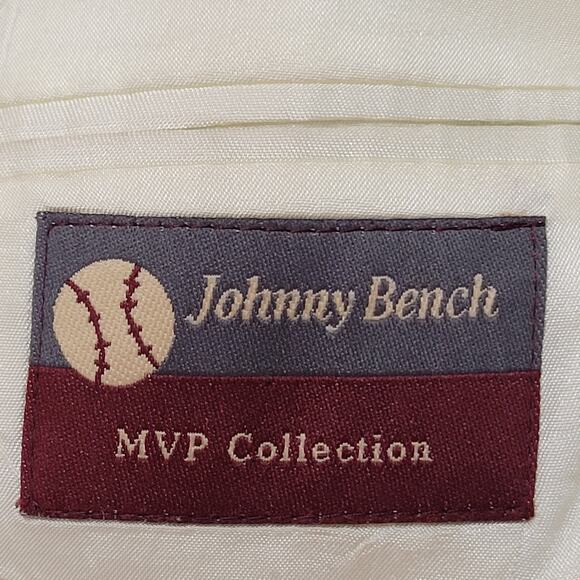 Johnny Bench MVP Augusta National Green Jacket 2 Gold Buttons Single Vent 44 XL - Picture 3 of 6